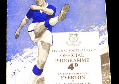 Everton FC v Manchester City 27.01.1962 | FA Cup 4th Round