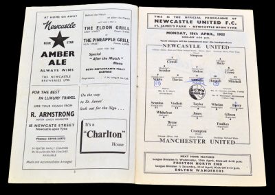 Manchester United v Newcastle United 18.04.1955