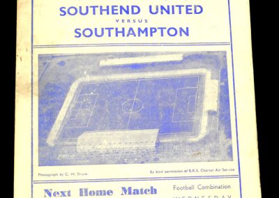 Southend United FC v Southampton 08.09.1956