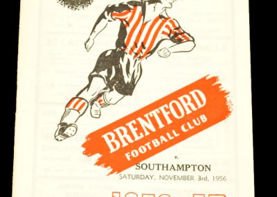 Brentford v Southampton 03.11.1956