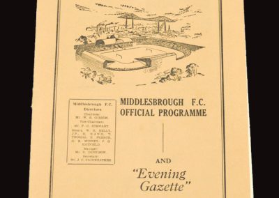 Middlesbrough v Hull City 05.02.1955