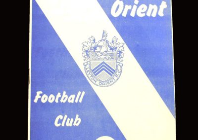 Middlesbrough v Leyton Orient 29.12.1965 (postponed)