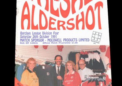 Aldershot v Walsall 26.10.1991