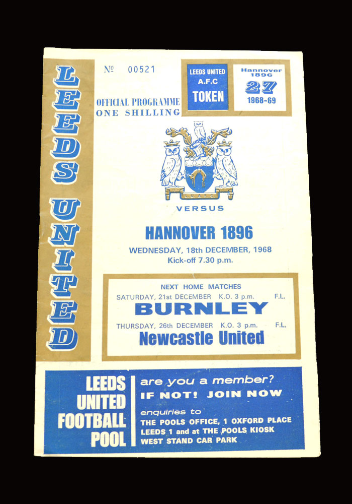 1968 Leeds United v Hannover Fairs Cup 