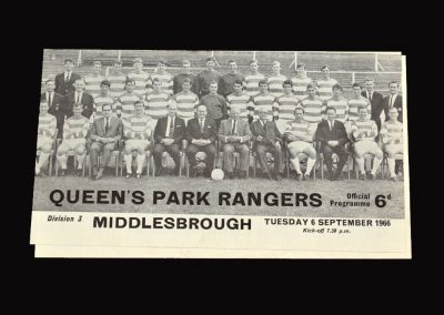 QPR v Middlesbrough 06.09.1966
