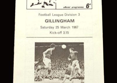 QPR v Gillingham 25.03.1967