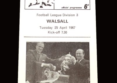 QPR v Walsall 25.04.1967