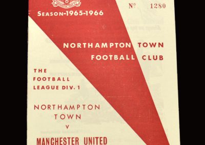 Man Utd v Northampton 28.08.1965