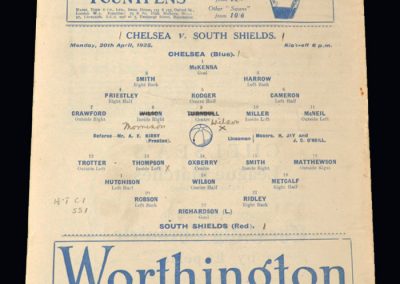 Chelsea v South Shields 20.04.1925