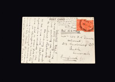 Islington Corinthians - Postcard to Mum 06.12.1937