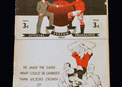 Man Utd v Grimsby Town 31.08.1946