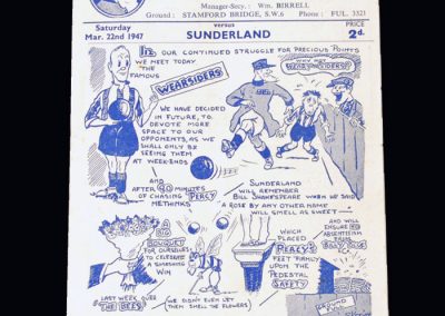 Chelsea v Sunderland 22.03.1947