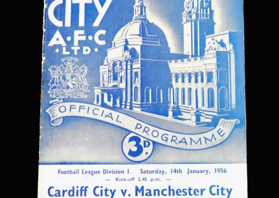 Man City v Cardiff 14.01.1956