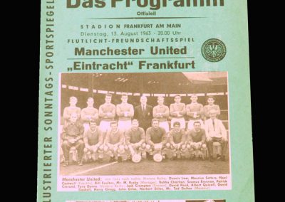 Man Utd v Eintracht Frankfurt 13.08.1963 (Friendly)