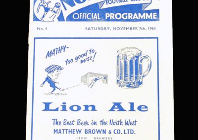 Man City v Preston 07.11.1964