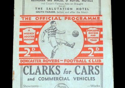 Doncaster v Gateshead 04.12.1937