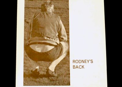 QPR v Southend 14.11.1967 (Rodney's back)