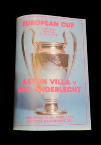 Aston Villa v Anderlecht 07.04.1982 - Semi Final 1st Leg (1-0)