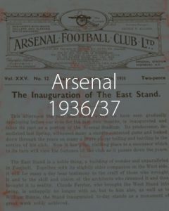 Arsenal Season 1936 1937