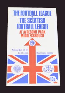 English League v Scottish League 15.03.1972