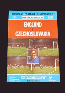England v Czechoslovakia 30.10.1974