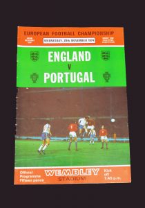 England v Portugal 20.11.1974