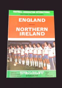 England v Northern Ireland 11.05.1976