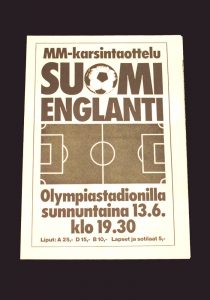 Finland v England 13.06.1976