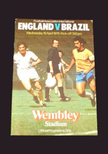 England v Brazil 19.04.1978