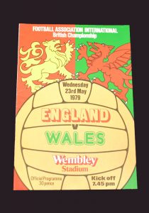 England v Wales 23.05.1979