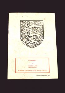 England B v New Zealand 15.10.1979