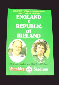 England v Republic of Ireland 06.02.1980