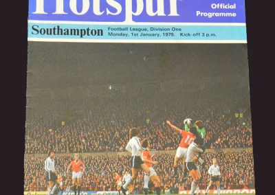 Spurs v Southampton 01.01.1979