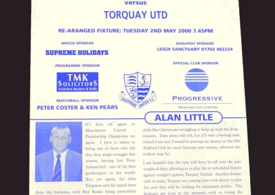 Southend v Torquay 02.05.2000