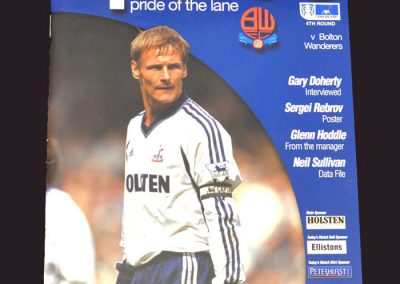 Spurs v Bolton 26.01.2002 - FA Cup 4th Round