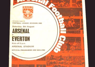 Arsenal v Everton 09.08.1969