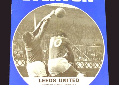 Everton v Leeds 30.08.1969