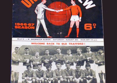 Man Utd v West Brom 20.08.1966