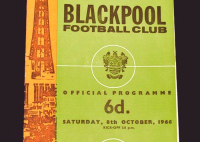 Blackpool v Man Utd 08.10.1966