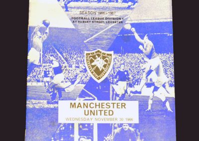 Leicester v Man Utd 30.11.1966