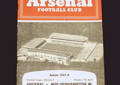 Arsenal v Wolves 07.04.1958