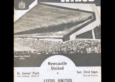 Newcastle v Leeds 23.09.1972