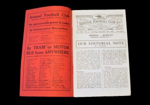 Arsenal v Burnley 14.09.1929