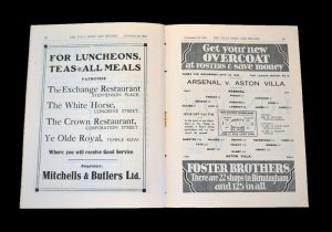Aston Villa v Burnely 25.09.1929