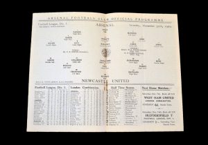 Arsenal v Newcastle 30.11.1929