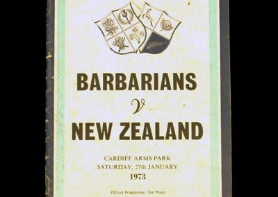 Barbarians v New Zealand 27.01.1973 (Edwards Try)
