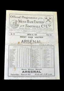 West Ham v Arsenal 01.03.1930 - FA Cup 6th Round