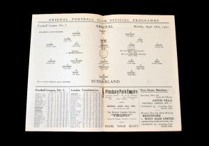 Arsenal v Sunderland 29.04.1930