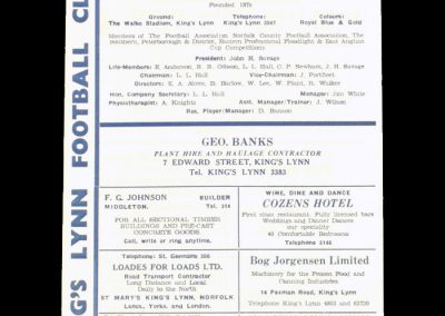 Kings Lynn v Hillingdon 02.10.1974