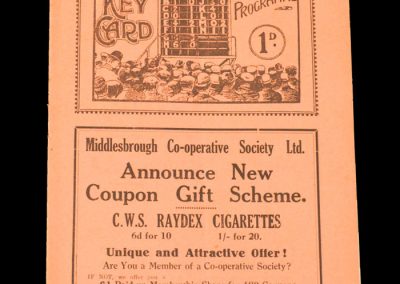 Middlesbrough v West Brom 09.04.1932